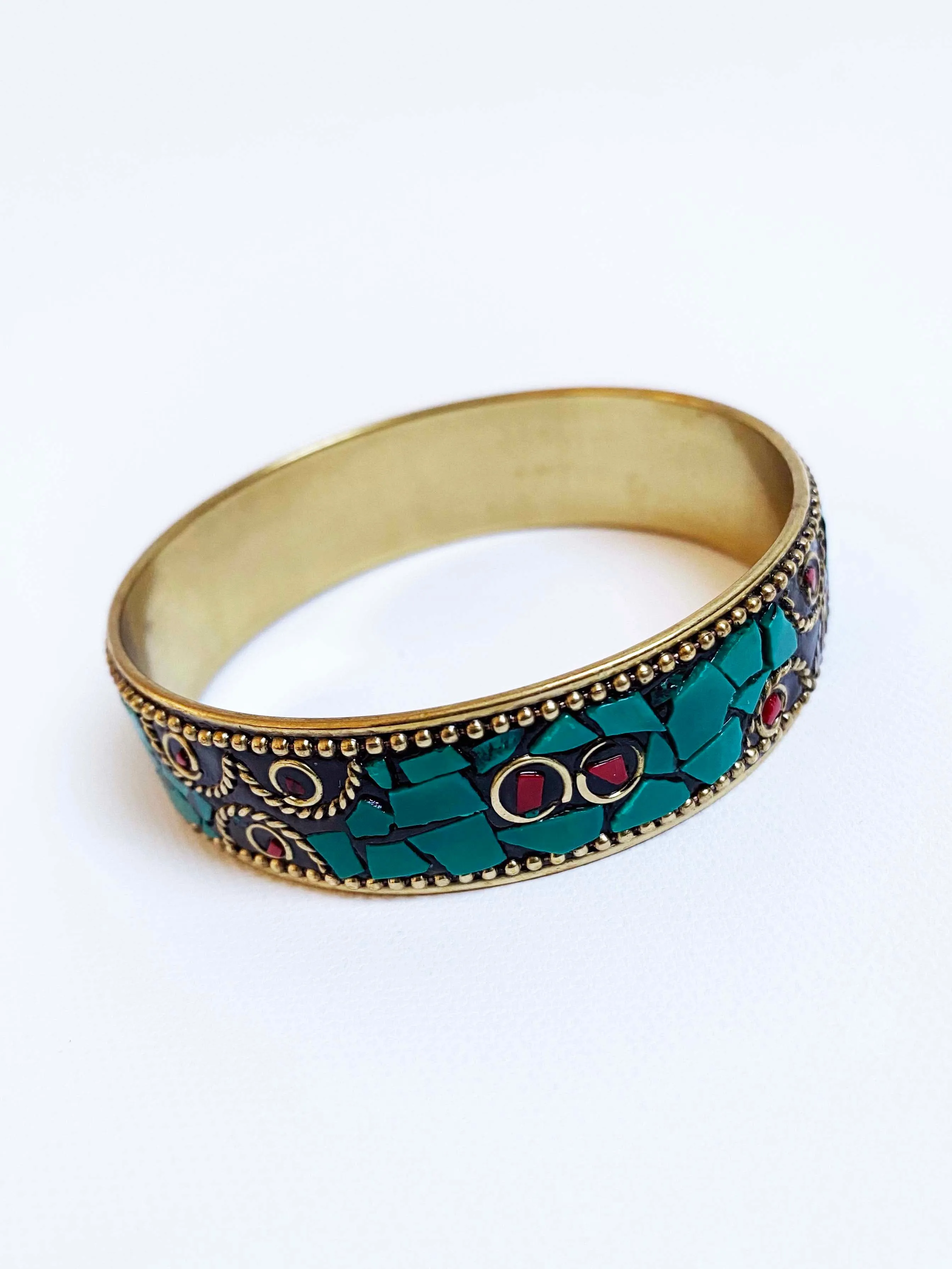 Turquoise Mosaic Bangle