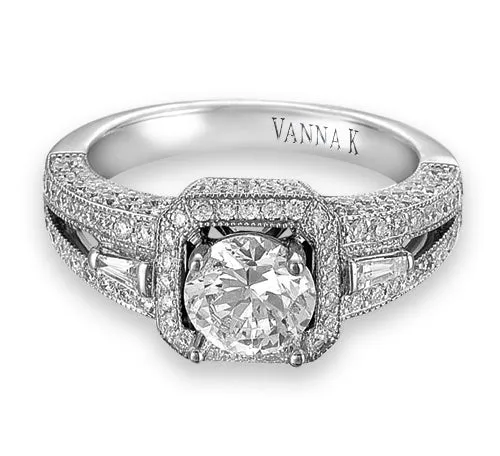 Ultra Lux Cascade Bridal Ring Style 18RGL0009DCZ