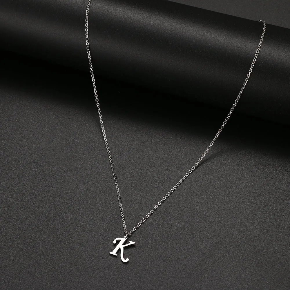 unisex necklaces alphabet initial pendants personalised couple necklace ✈️ free.shipping