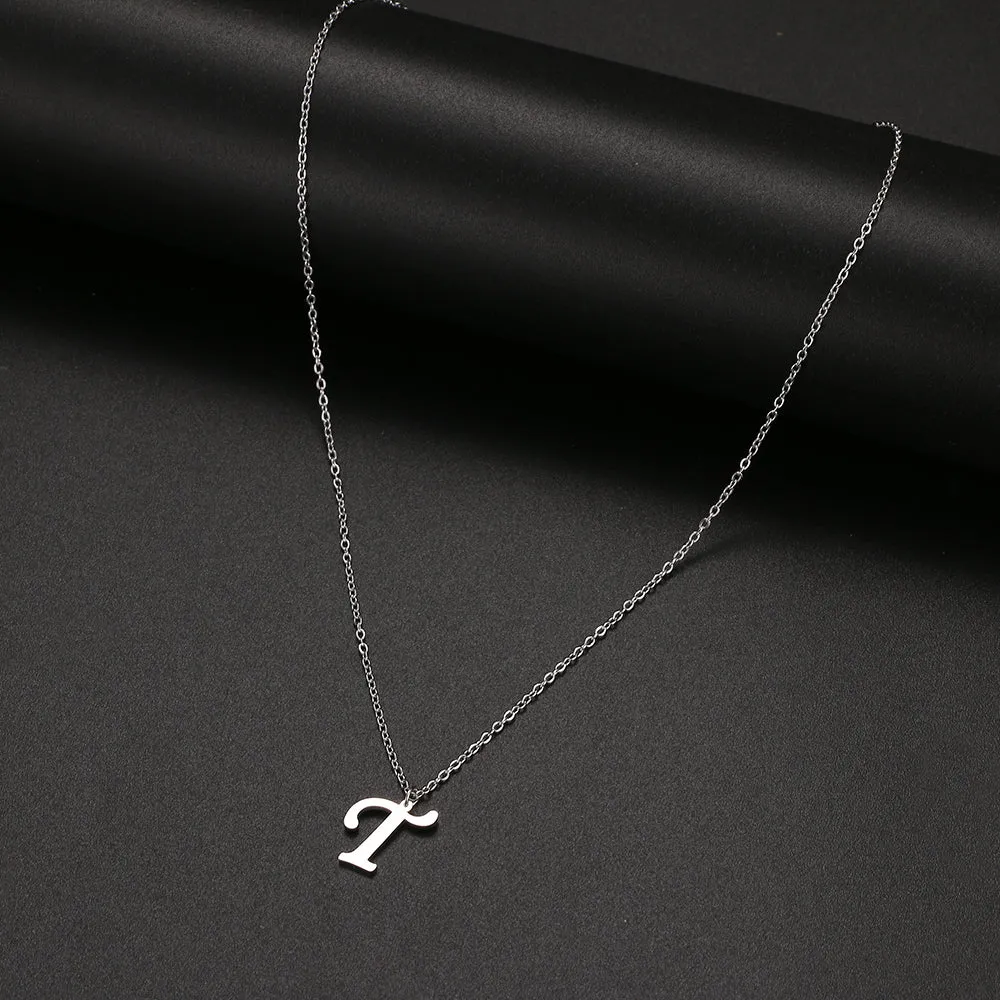 unisex necklaces alphabet initial pendants personalised couple necklace ✈️ free.shipping