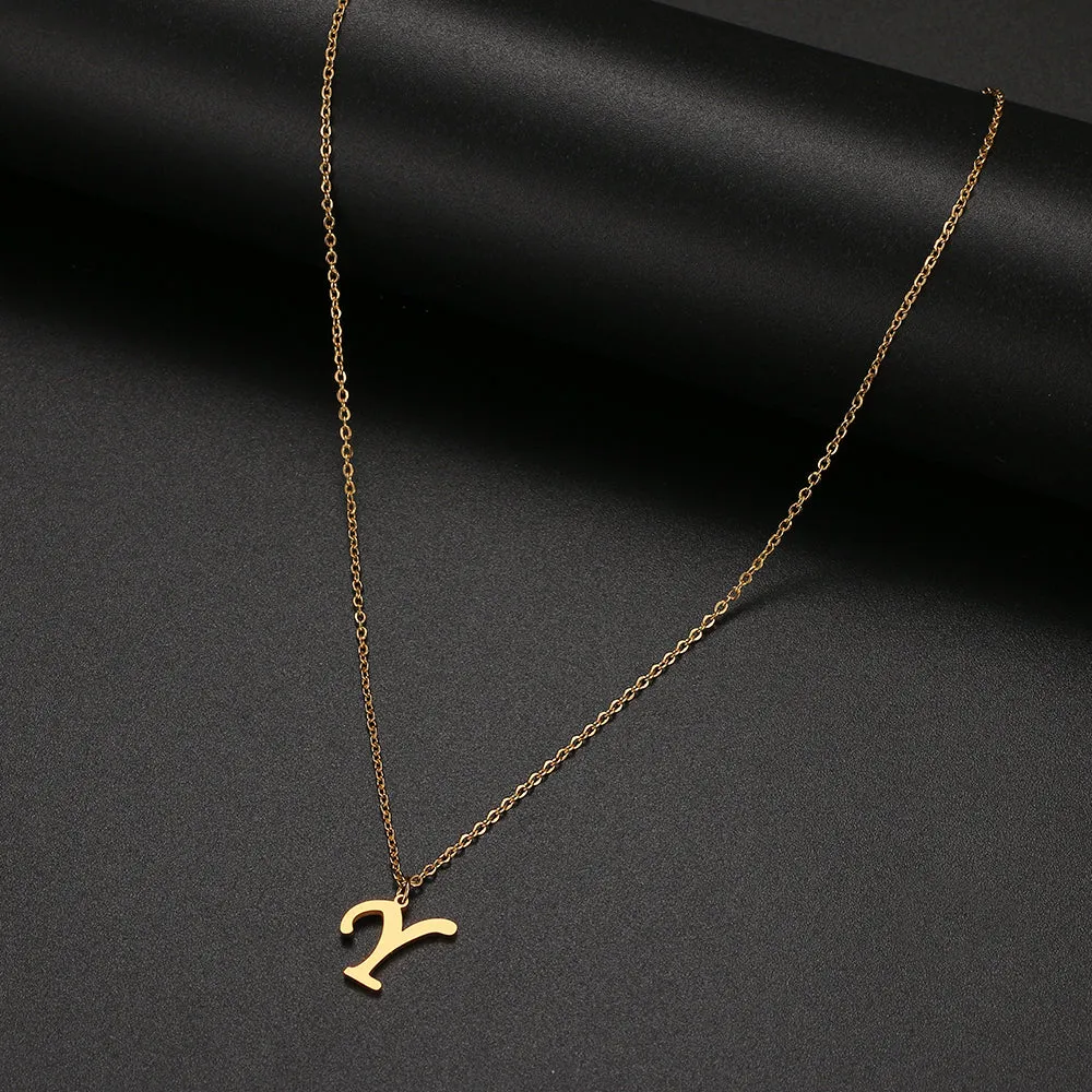 unisex necklaces alphabet initial pendants personalised couple necklace ✈️ free.shipping