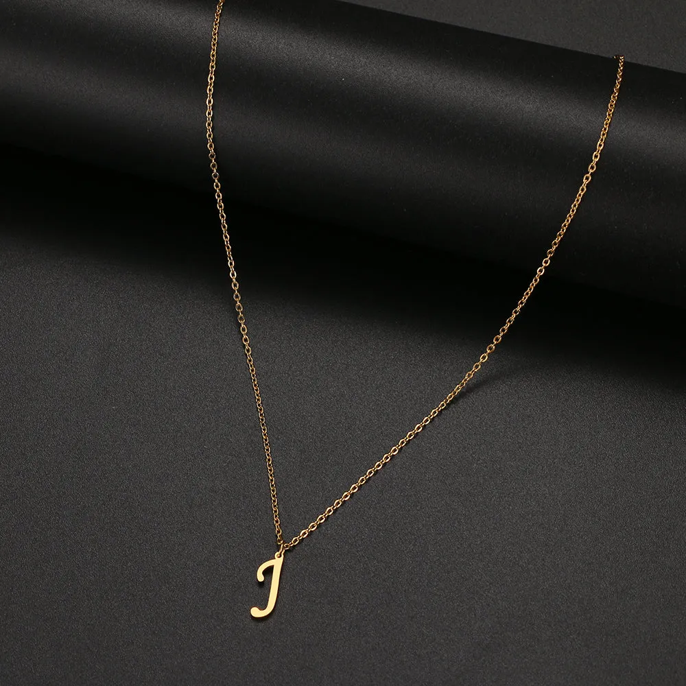 unisex necklaces alphabet initial pendants personalised couple necklace ✈️ free.shipping