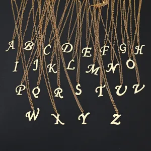 unisex necklaces alphabet initial pendants personalised couple necklace ✈️ free.shipping