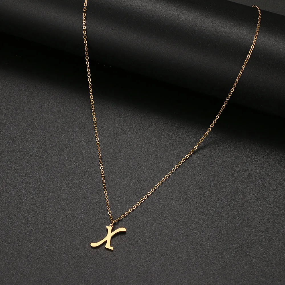 unisex necklaces alphabet initial pendants personalised couple necklace ✈️ free.shipping