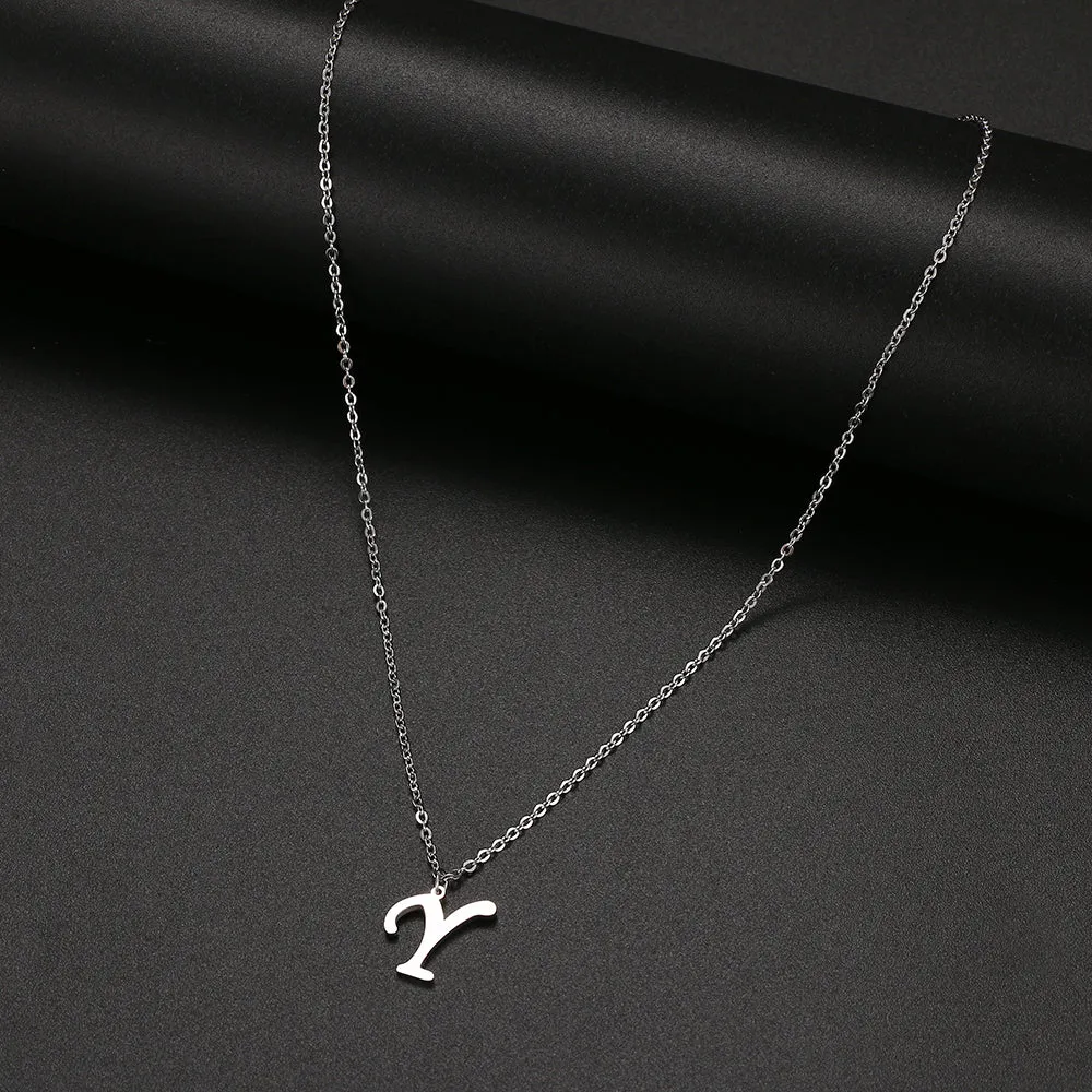 unisex necklaces alphabet initial pendants personalised couple necklace ✈️ free.shipping