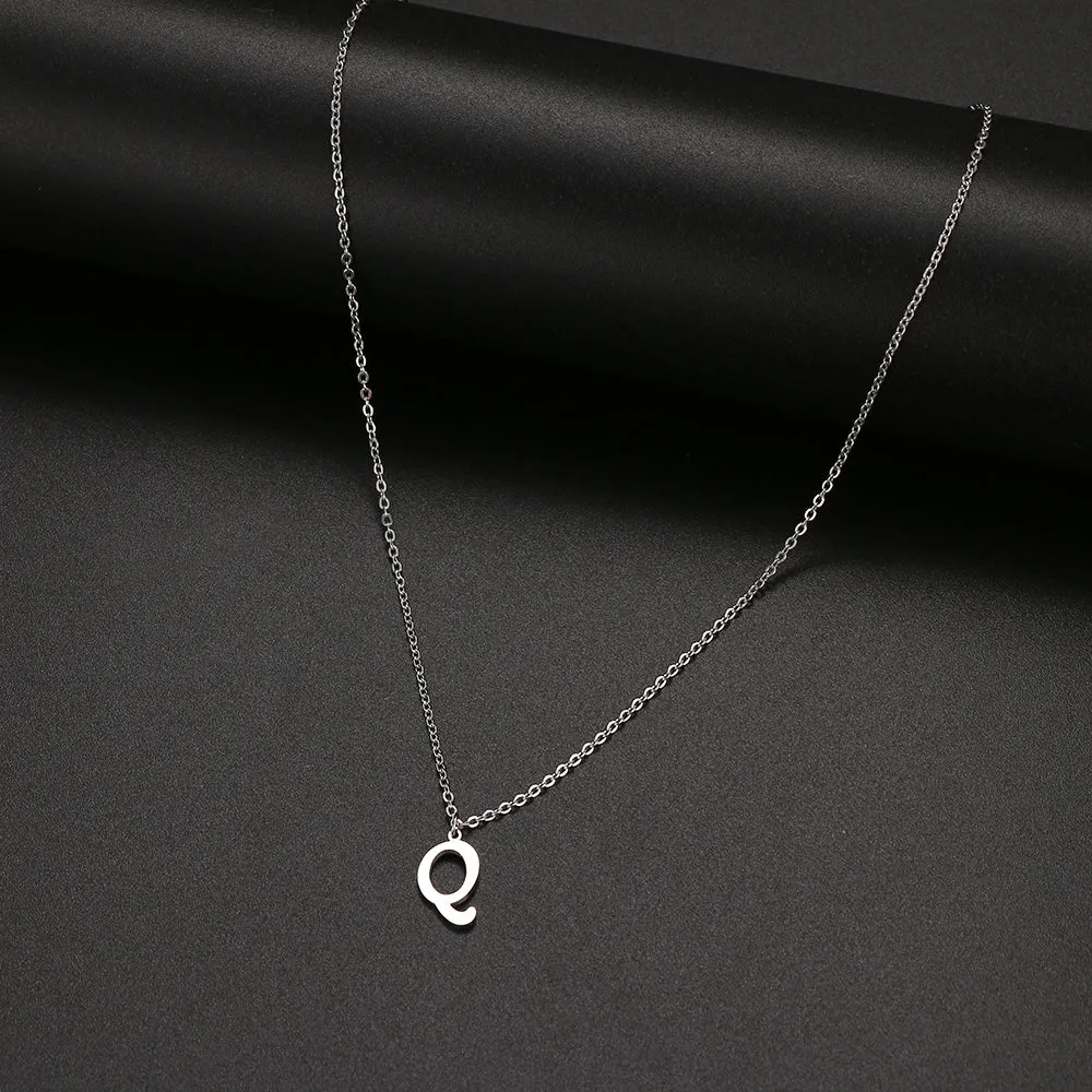 unisex necklaces alphabet initial pendants personalised couple necklace ✈️ free.shipping