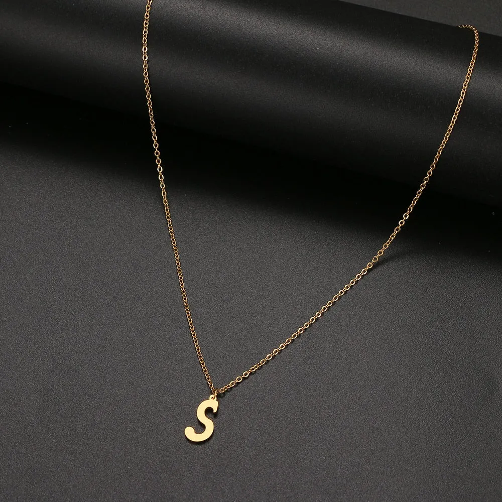 unisex necklaces alphabet initial pendants personalised couple necklace ✈️ free.shipping