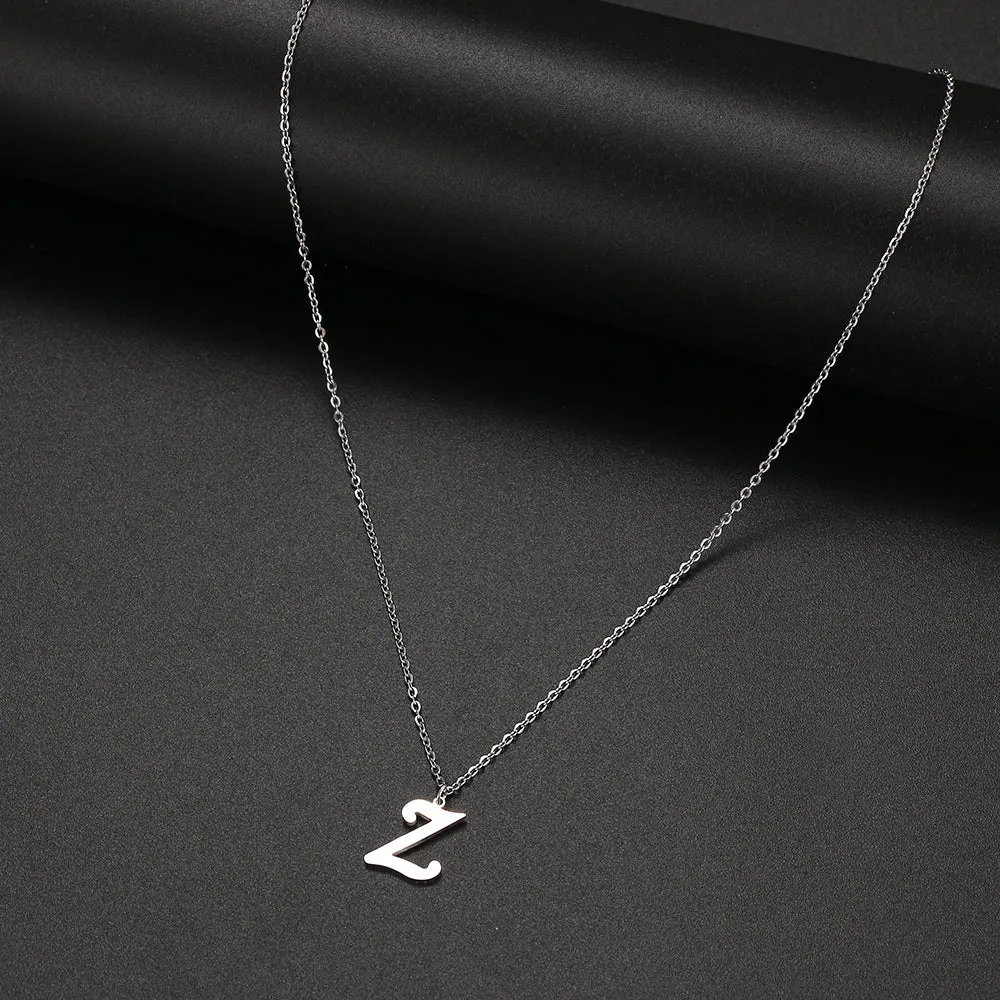 unisex necklaces alphabet initial pendants personalised couple necklace ✈️ free.shipping