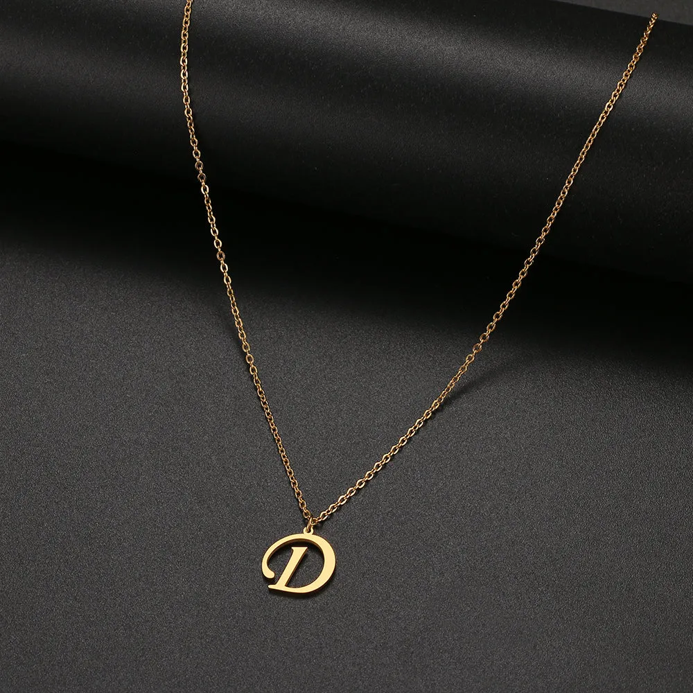 unisex necklaces alphabet initial pendants personalised couple necklace ✈️ free.shipping