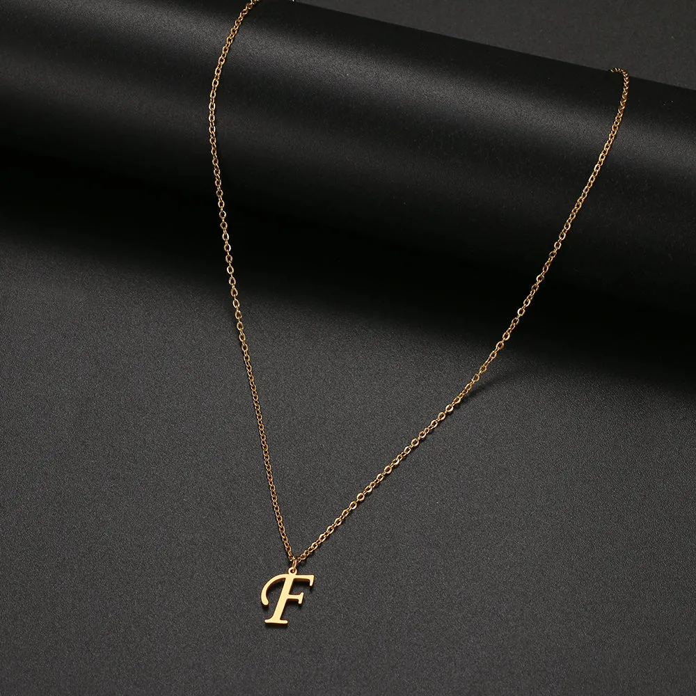 unisex necklaces alphabet initial pendants personalised couple necklace ✈️ free.shipping