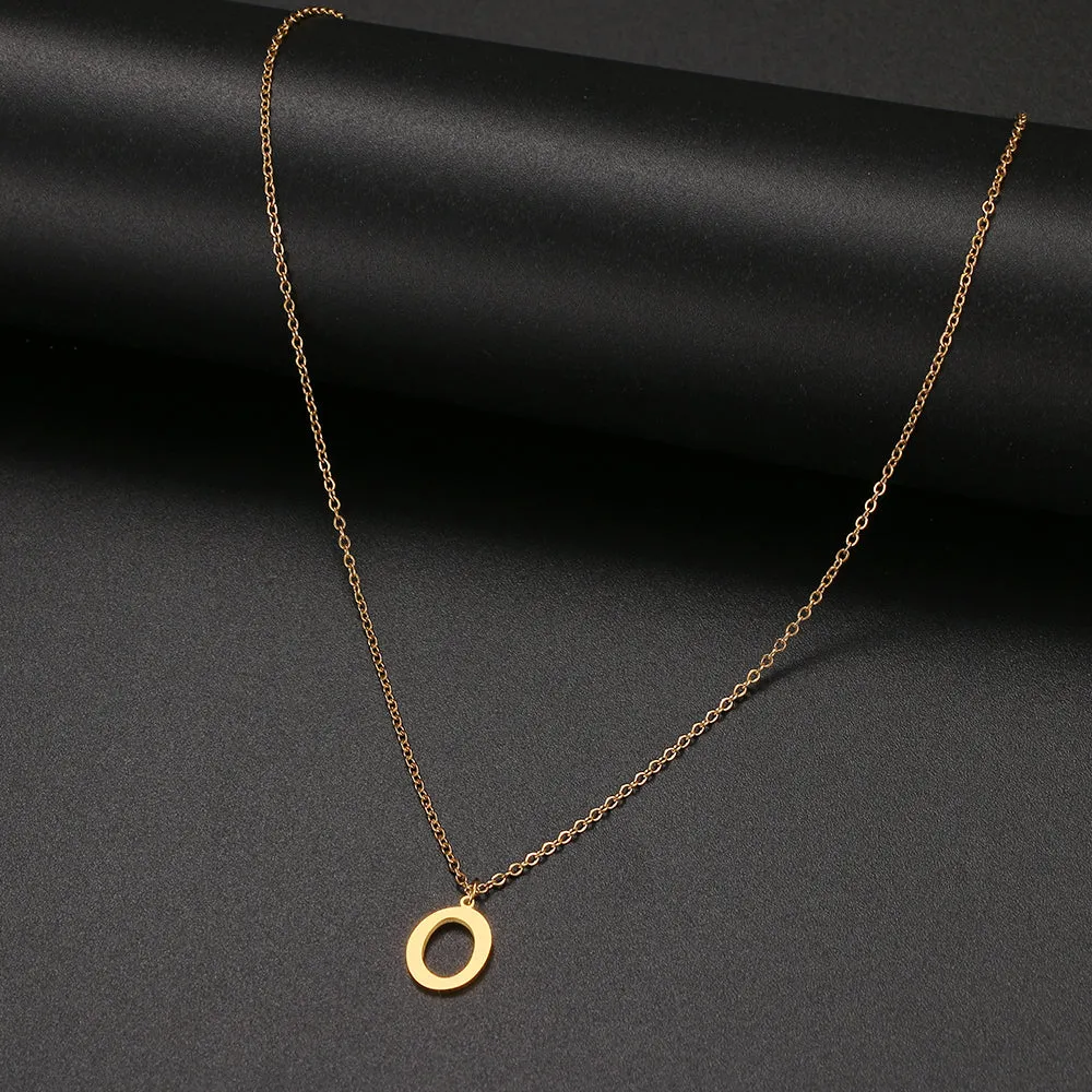 unisex necklaces alphabet initial pendants personalised couple necklace ✈️ free.shipping