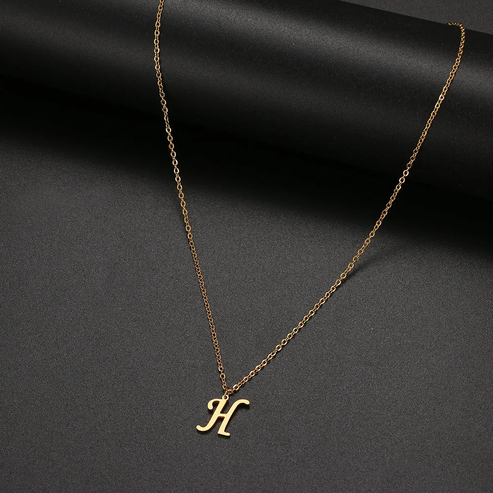 unisex necklaces alphabet initial pendants personalised couple necklace ✈️ free.shipping