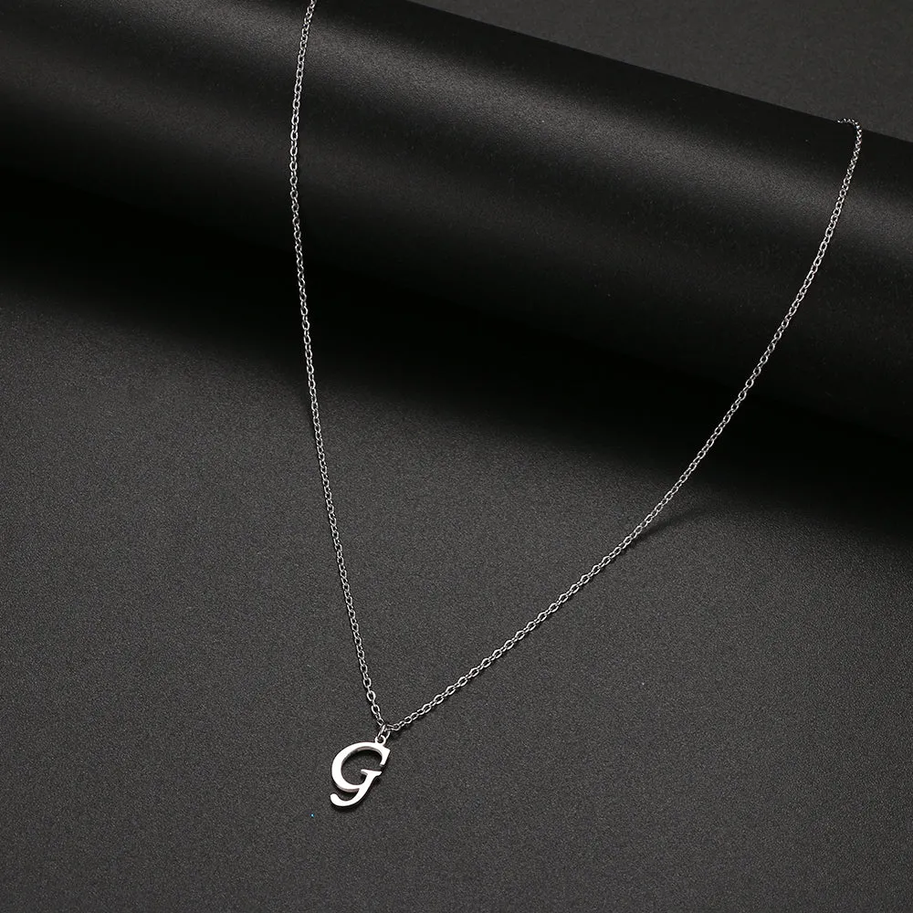 unisex necklaces alphabet initial pendants personalised couple necklace ✈️ free.shipping