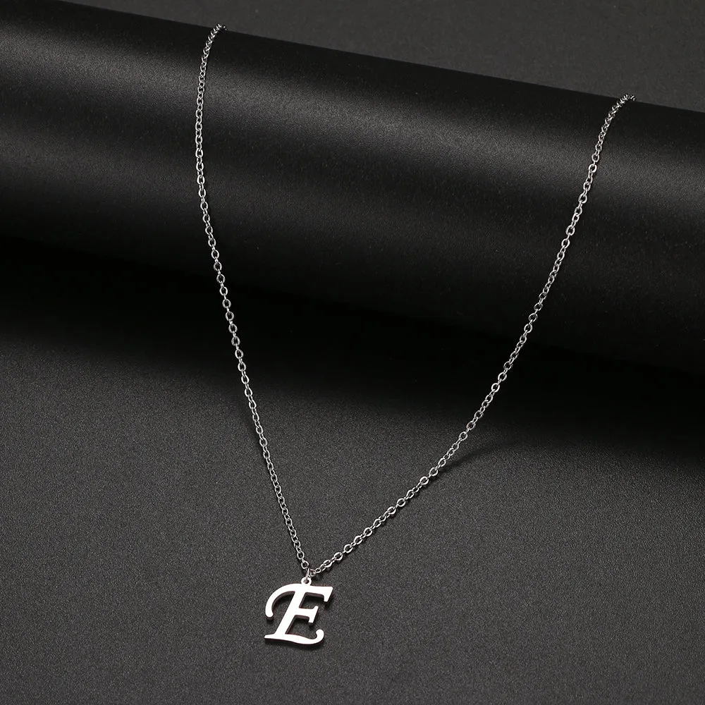 unisex necklaces alphabet initial pendants personalised couple necklace ✈️ free.shipping