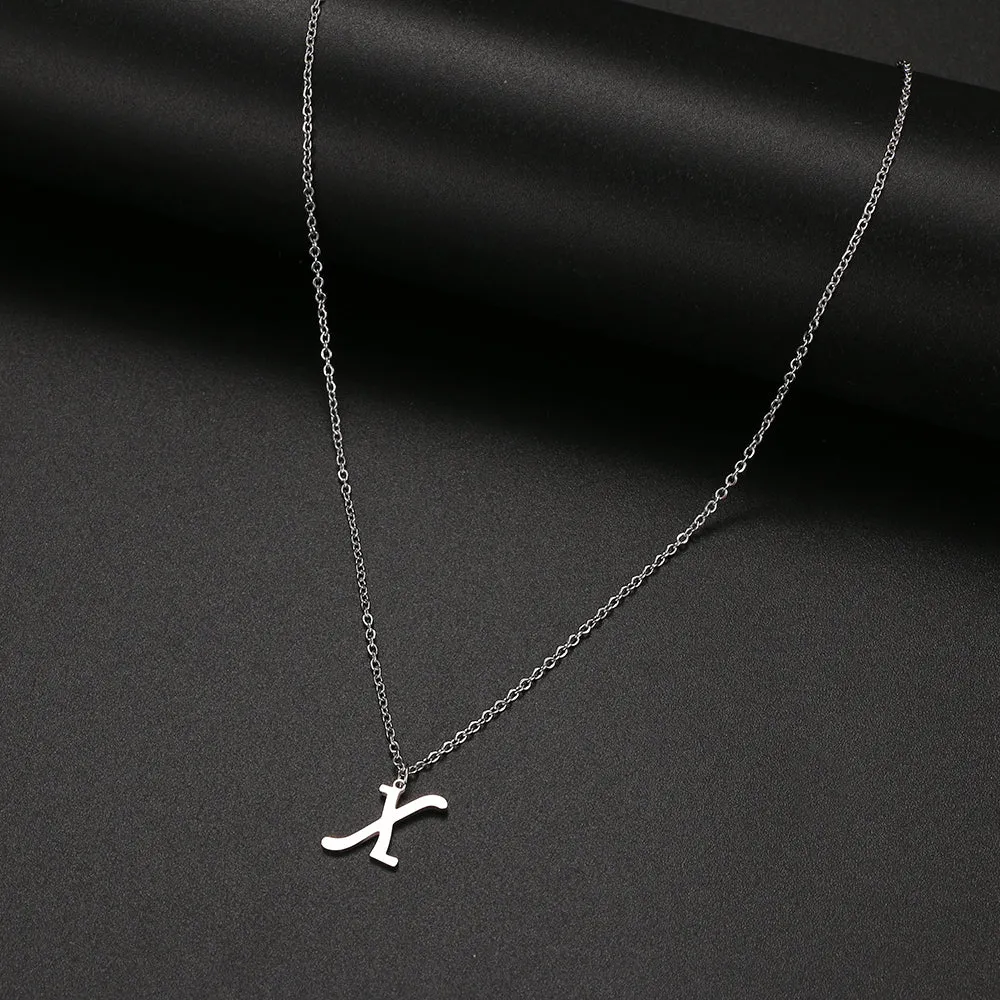 unisex necklaces alphabet initial pendants personalised couple necklace ✈️ free.shipping