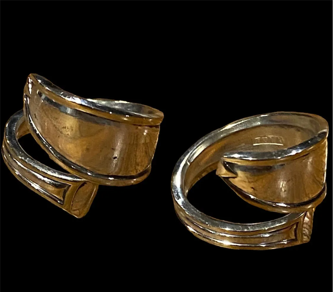 Vintage EPNS Spoon Rings