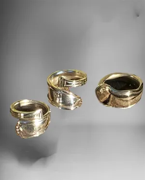 Vintage EPNS Spoon Rings