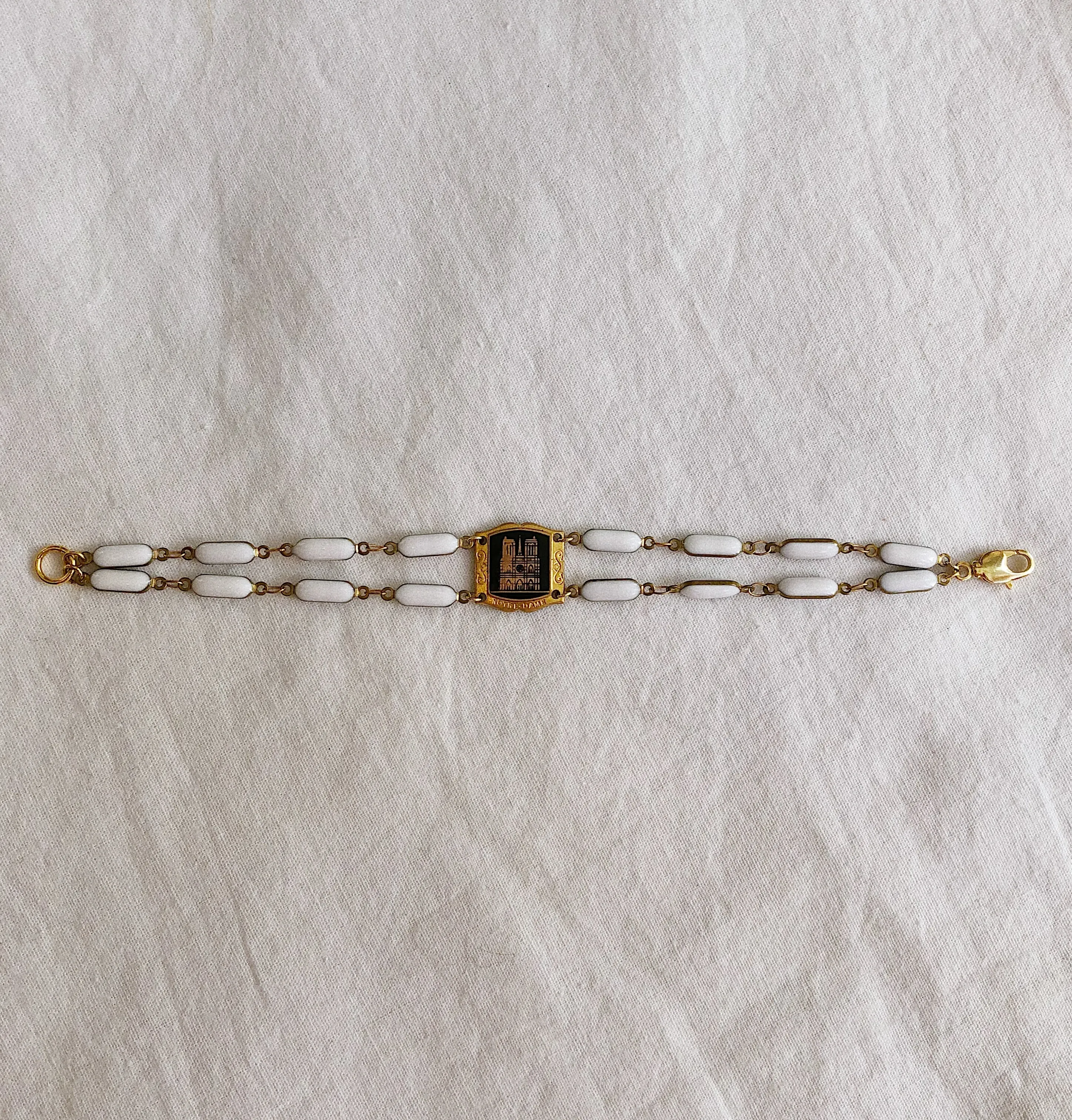 VINTAGE NOTRE DAME PENDENT BRACELET