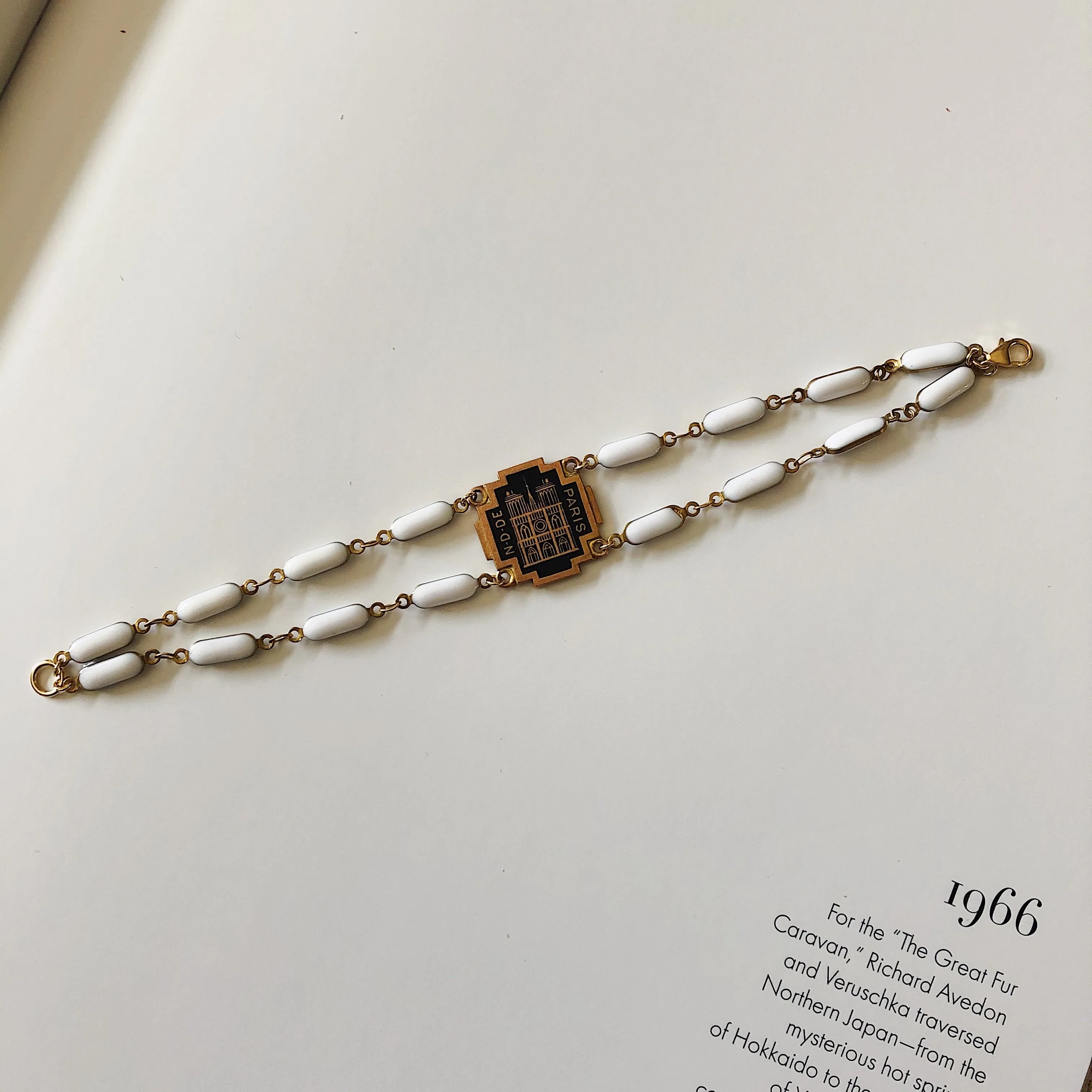 VINTAGE NOTRE DAME PENDENT BRACELET