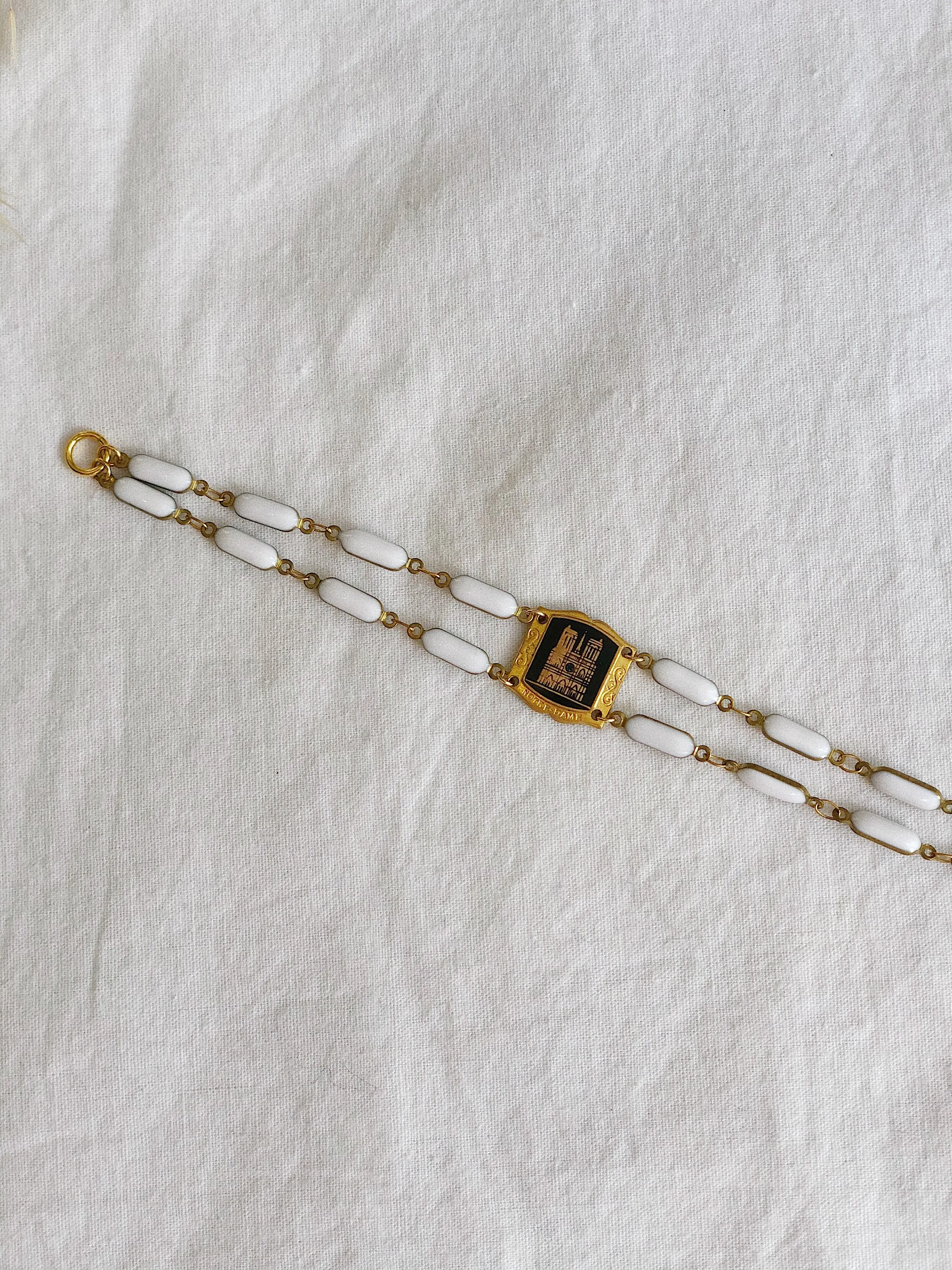 VINTAGE NOTRE DAME PENDENT BRACELET