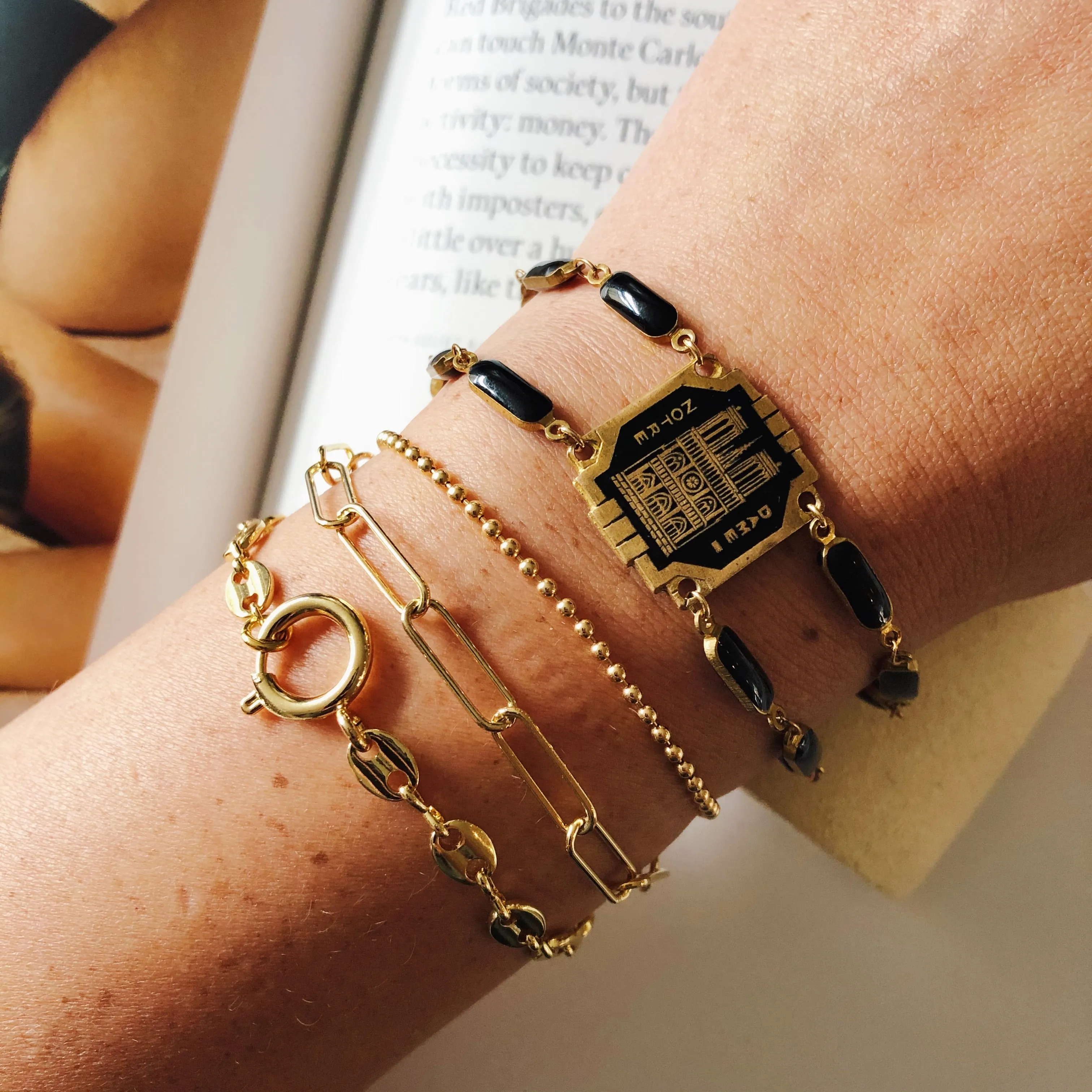 VINTAGE NOTRE DAME PENDENT BRACELET