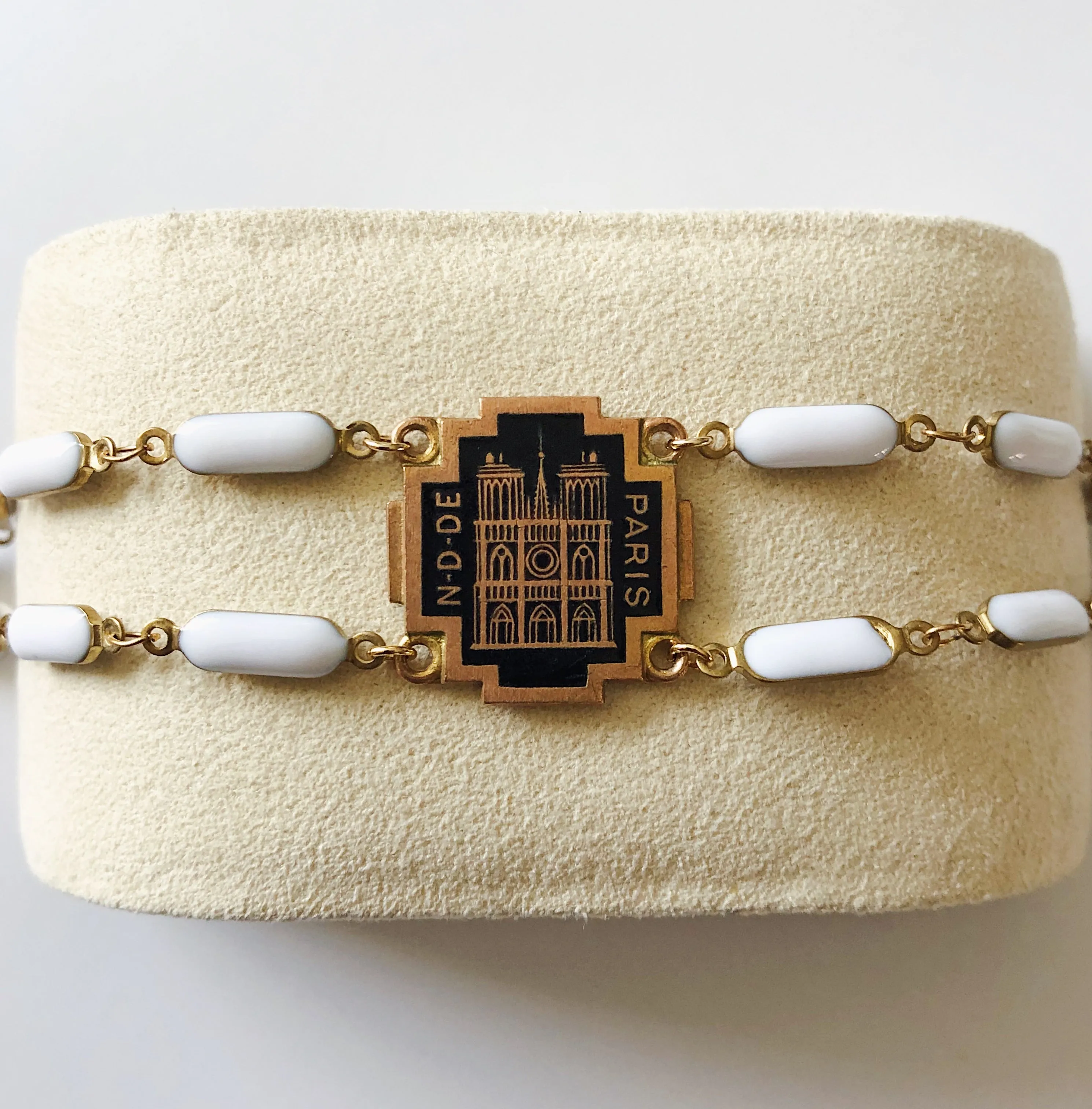 VINTAGE NOTRE DAME PENDENT BRACELET