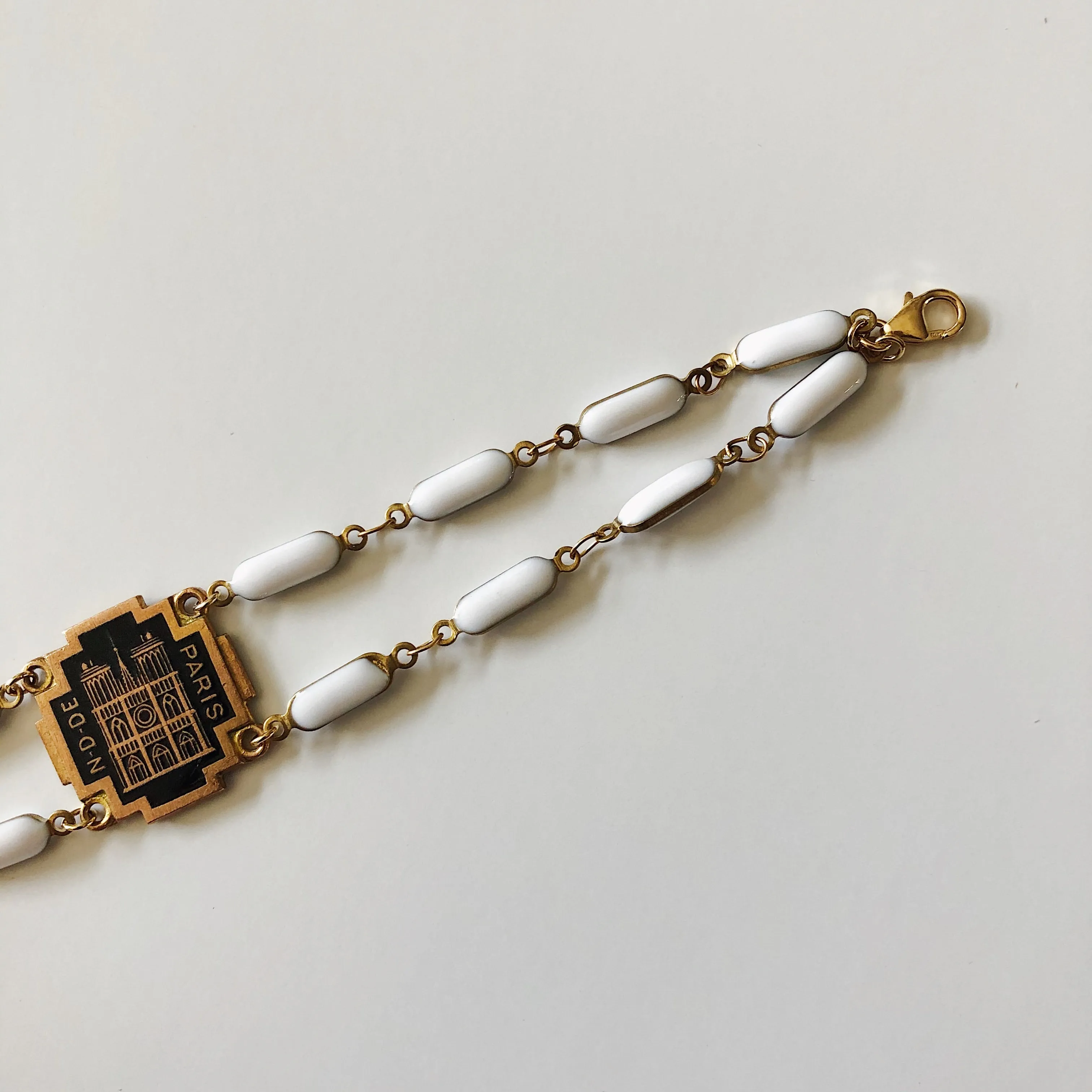 VINTAGE NOTRE DAME PENDENT BRACELET