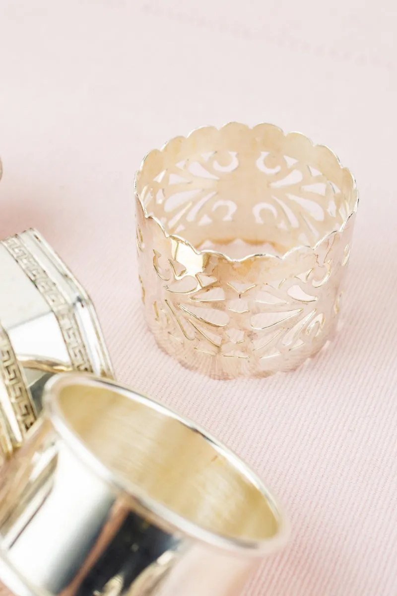 Vintage Silverplate Mix & Match Napkin Rings