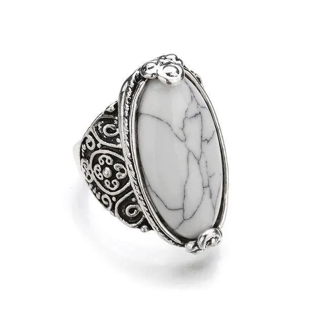 Vintage Tibetan Silver Plated Ring