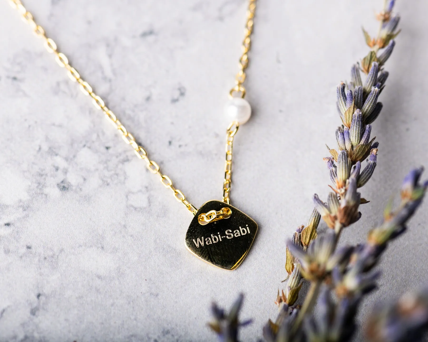 Wabi-Sabi Gold Necklace
