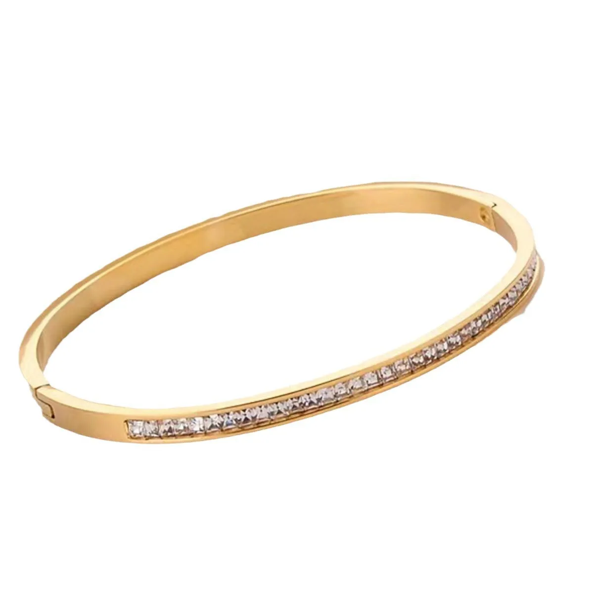 Wholesale Genuine Gold Electroplated High-end Feel Without Fading, Exquisite and Generous Stainless Steel Bracelet