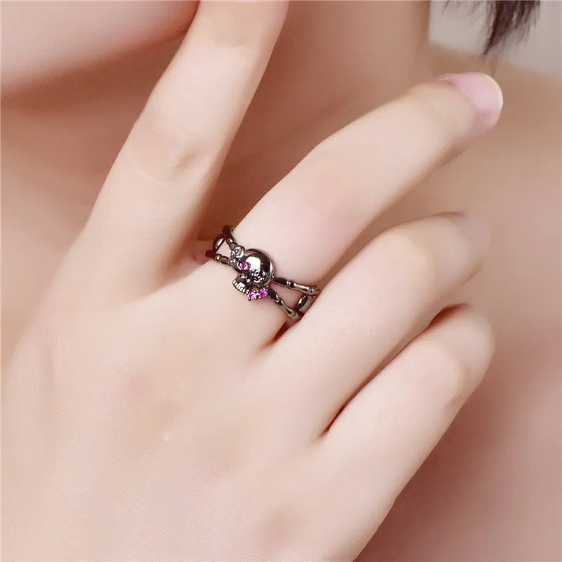 Wholesale Vintage Skull Alloy Rings