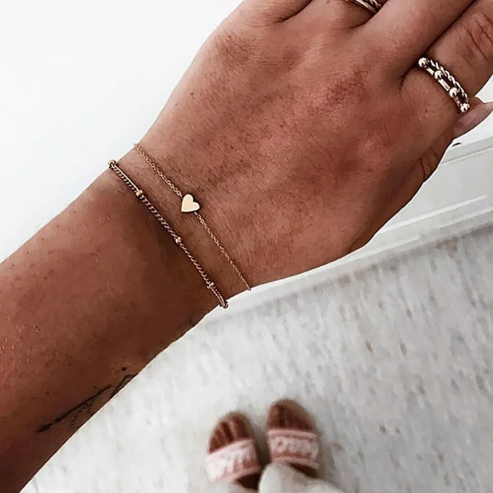 women cheap price bracelets multilayer charm bohemian bead bracelets ✈️ free.shipping