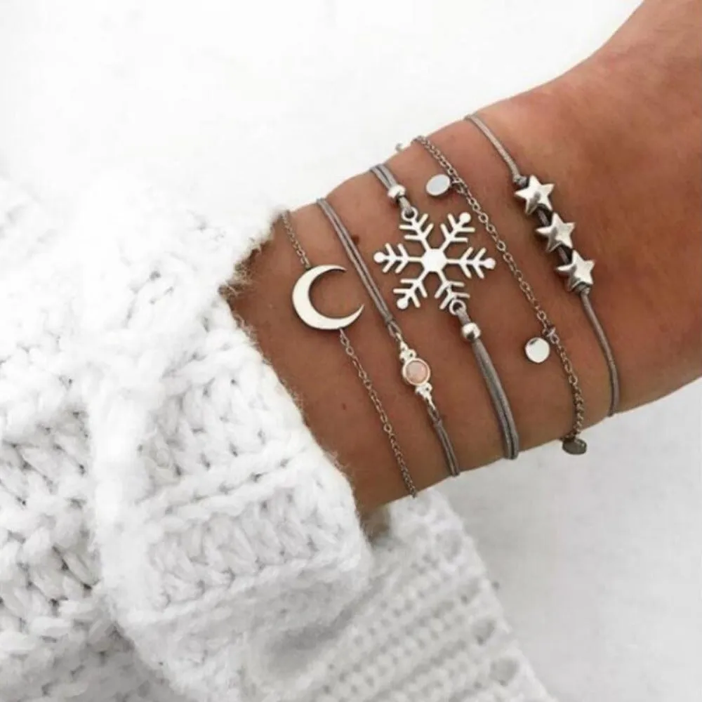 women cheap price bracelets multilayer charm bohemian bead bracelets ✈️ free.shipping