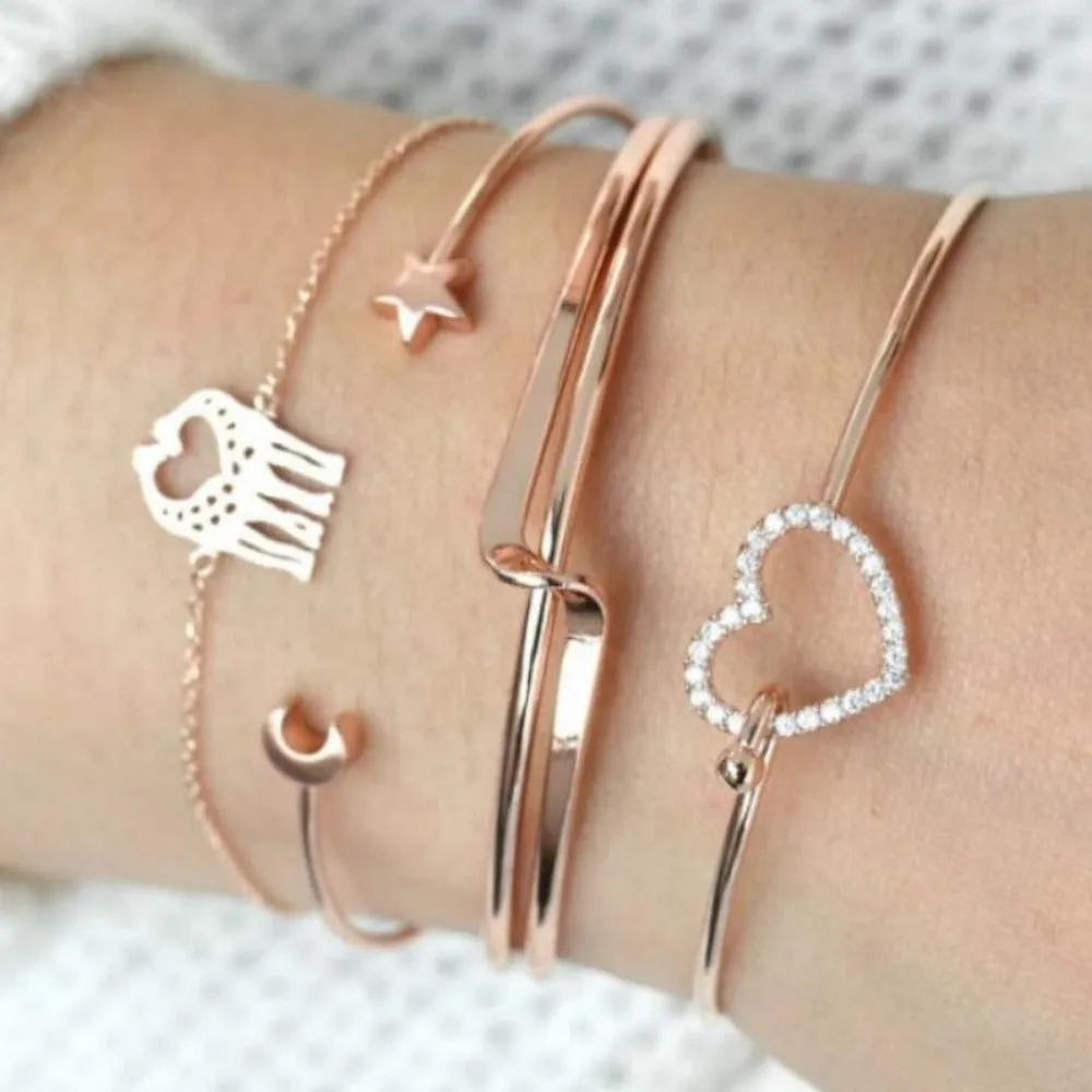 women cheap price bracelets multilayer charm bohemian bead bracelets ✈️ free.shipping