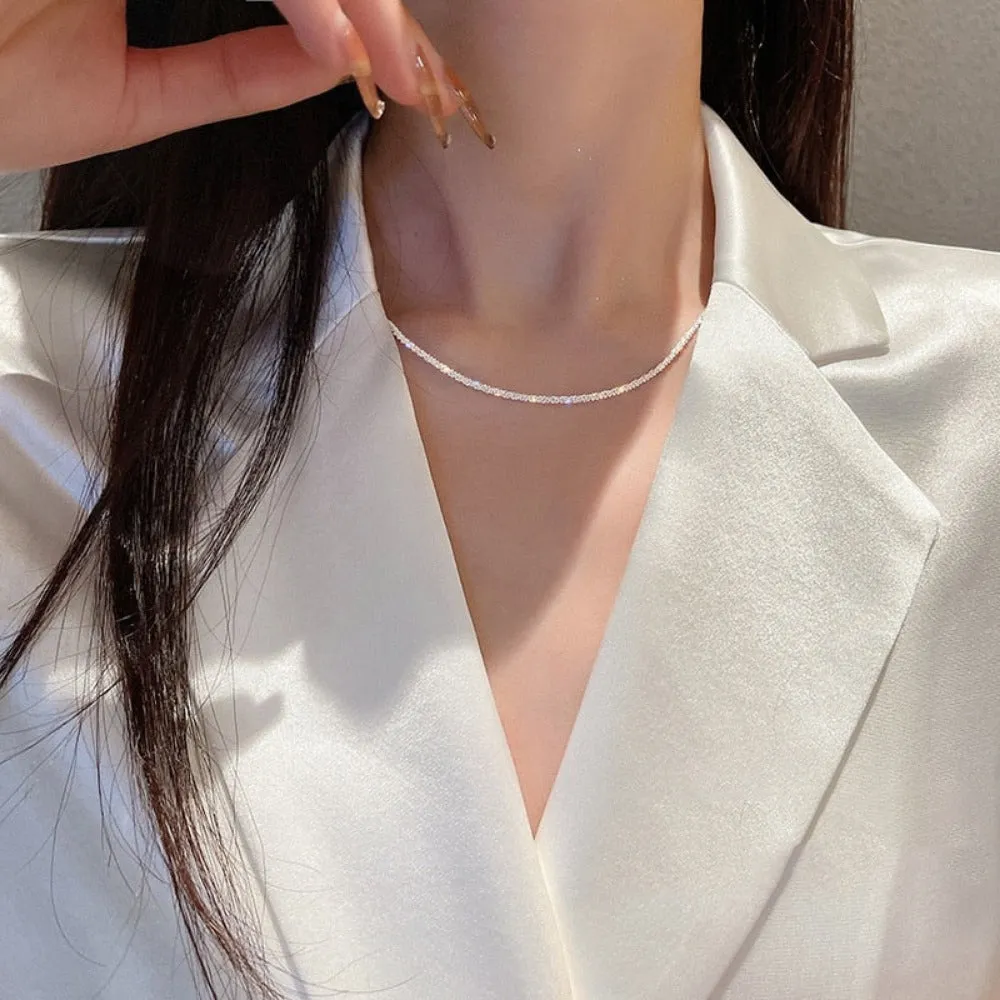 women's necklaces crystal hearts pendants rhinestones collar necklace ✈️ free.shipping