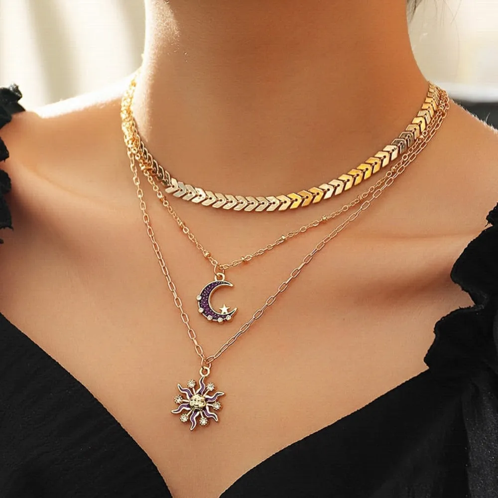 women's necklaces crystal hearts pendants rhinestones collar necklace ✈️ free.shipping